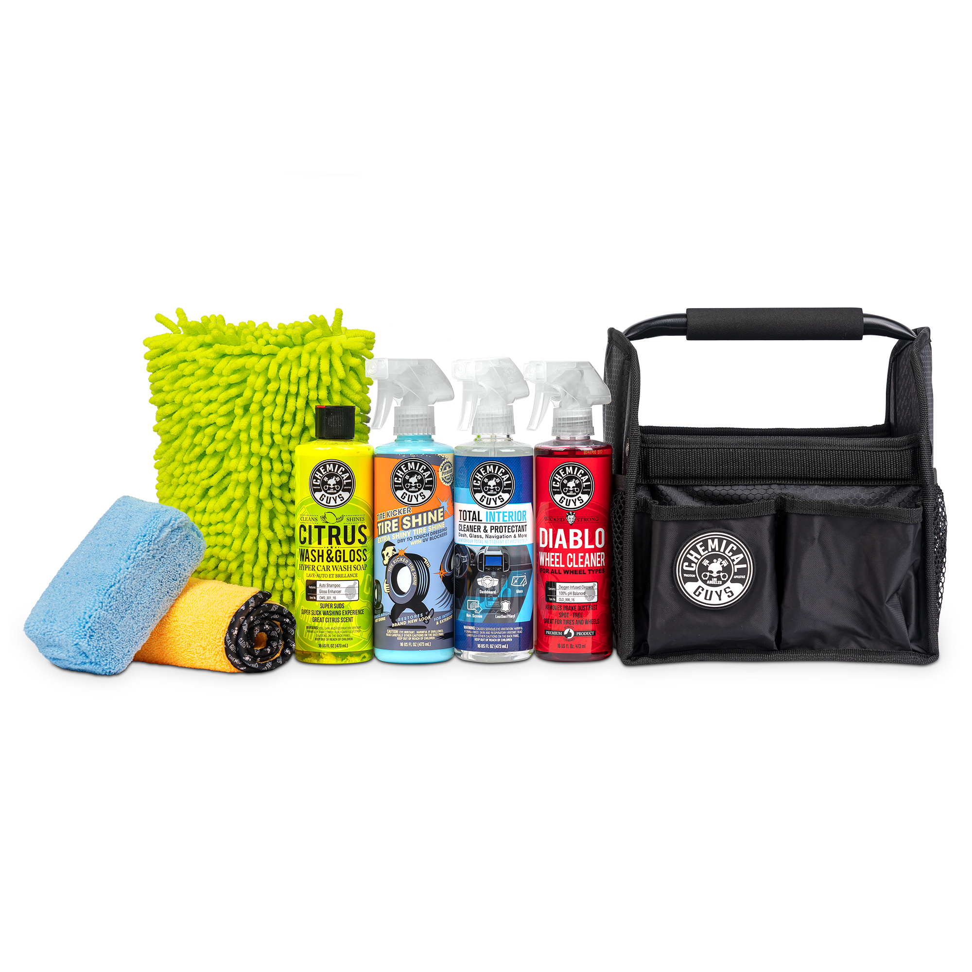 Chemical Guys Supreme Detailing Essentials Kit with Detailing Storage Caddy  