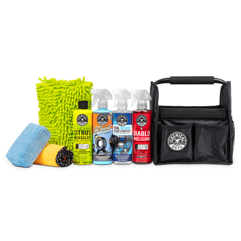 Chemical Guys Supreme Detailing Essentials Kit with Detailing Storage Caddy  