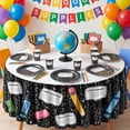 thumbnail image 6 of Lypsnake Back to School Round Table Skirt, Composition Book Crayon Pencil Eraser Print Table Cloth, Classroom Play Table Skirting for Preschool Kindergarten Decor, 6 of 6
