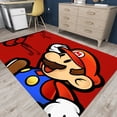 thumbnail image 4 of Dreammotif Red Mario Rug, Modern Area Rug, Game Room Decor, Bedroom Decor For Teens, Colorful Living Room Carpet, Large Bedroom Rug, 4 of 7