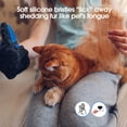 thumbnail image 3 of Pet Grooming Gloves Dog Hair Remover Mitt Cat Deshedding Gentle Fur Brush Glove, 3 of 8