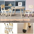 thumbnail image 6 of Kojooin Kids Chair, Durable Plastic Toddler Chair for Boys & Girls Ages 2-6, Perfect for Home, Classroom, Nursery, and Indoor Use Natural, 6 of 8