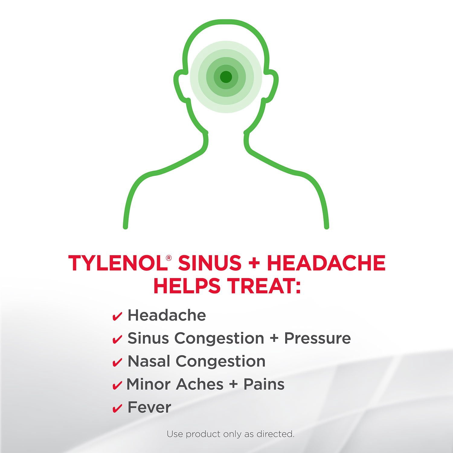 Tylenol Sinus Congestion and Pain Severe 24 Caplets - 3 Pack