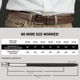 thumbnail image 5 of Van Heusen Mens Reversible Leather Belt, Classic Dress Belt For Men, Cut for Fit, Father's Day Gifts for Dad, 5 of 9