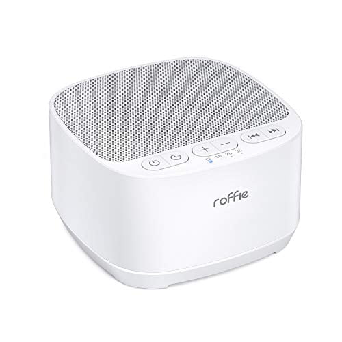 White Noise Machine, Roffie Sound Machine for Sleeping Baby & Adults, 40 Nature Noise Maker, Portable Sleep Machine Home Nursey Office Travel, Timer Memory, Volume Control, Power by USB -