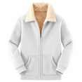 thumbnail image 2 of Ailaofu Veste Chandail en Molleton Décontractée à Fermeture Éclair Complète Doublée en Sherpa pour Femmes, 2 of 7