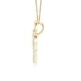 thumbnail image 2 of ANGARA Natural Diamond Heart Pendant in 14K Yellow Gold for Women (Size-1.5mm| Color-H| Clarity-SI2) | April Birthstone, Anniversary, Jewelry Gift for Women | Natural Diamond Necklace, 2 of 8