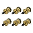 thumbnail image 1 of 6 Pcs Lamp Holder Metal E26 E27 Screw Retro Lighting Base Accessories with Ground Aluminum ShellGolden Bronze, 1 of 9