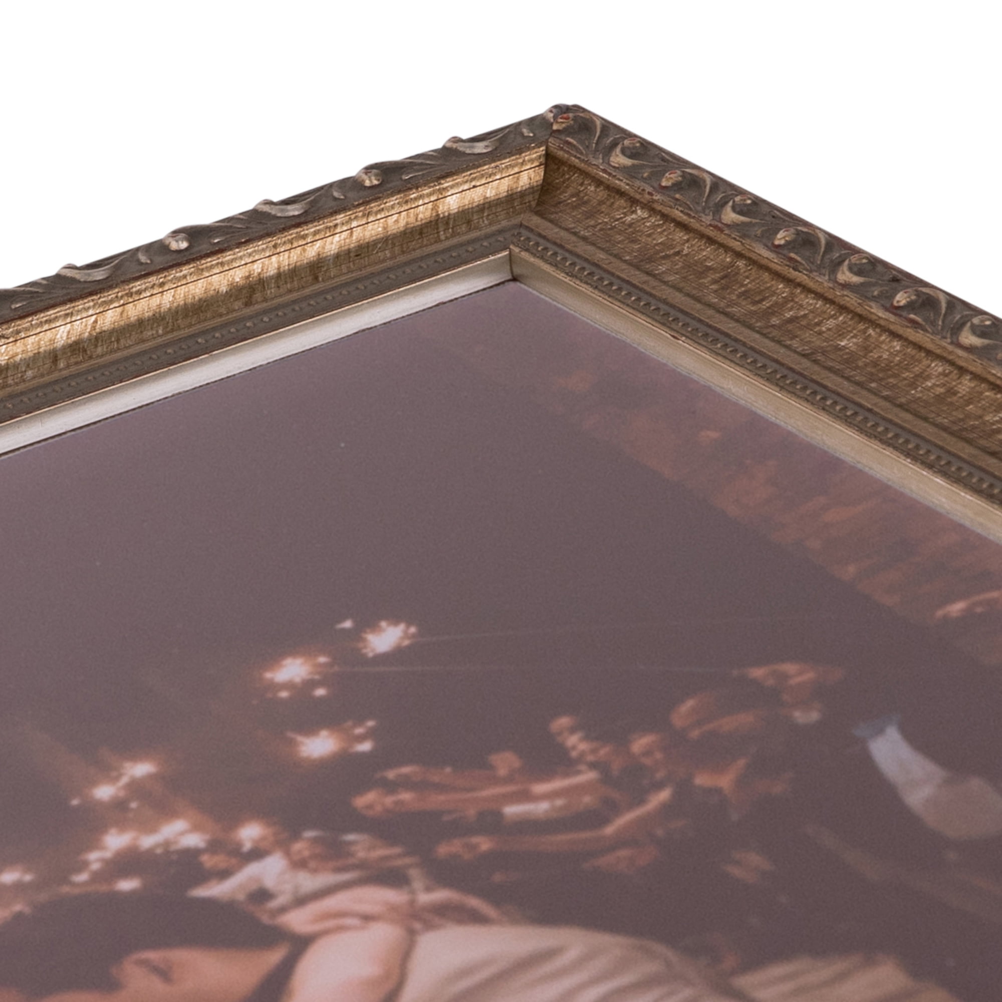 ArtToFrames 30x40 inch Antique Silver Picture Frame, Silver Wood Poster Frame (4562)