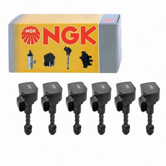 6 pc NGK Ignition Coils compatible with Nissan 350Z 3.5L V6 2003-2008