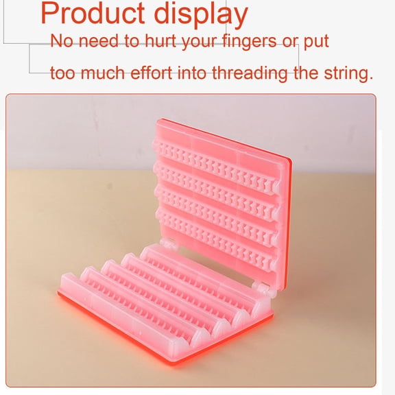 COM1950s 4-Row Skewer Threader,No Prick Hand Bbq Skewer Tool,4-Row Food Skewering Device for Meat Vegetables Kebabs,Heavy Duty Plastic Grilling Accessories