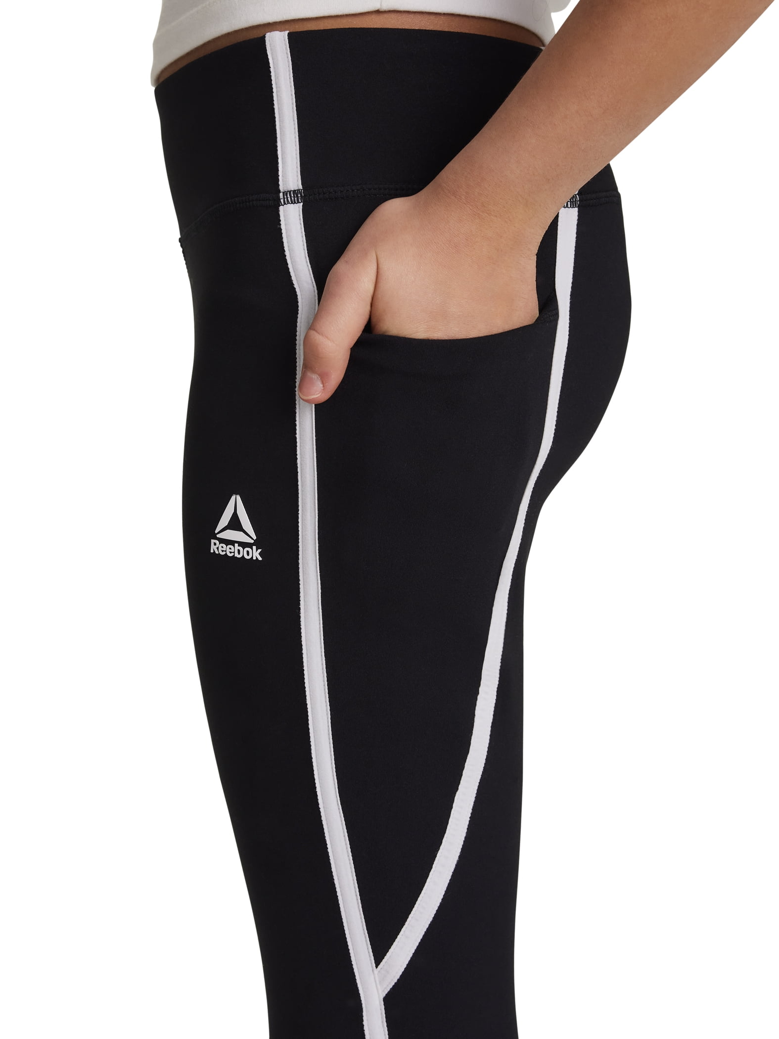 Reebok Girl's Performance Printed Cascade Leggings, Sizes 4-18