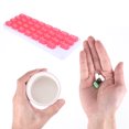 thumbnail image 4 of Unique Bargains 1 Pc 31 Grids Keyboard Style Pill Case Lightweight for Travel Red, 4 of 6