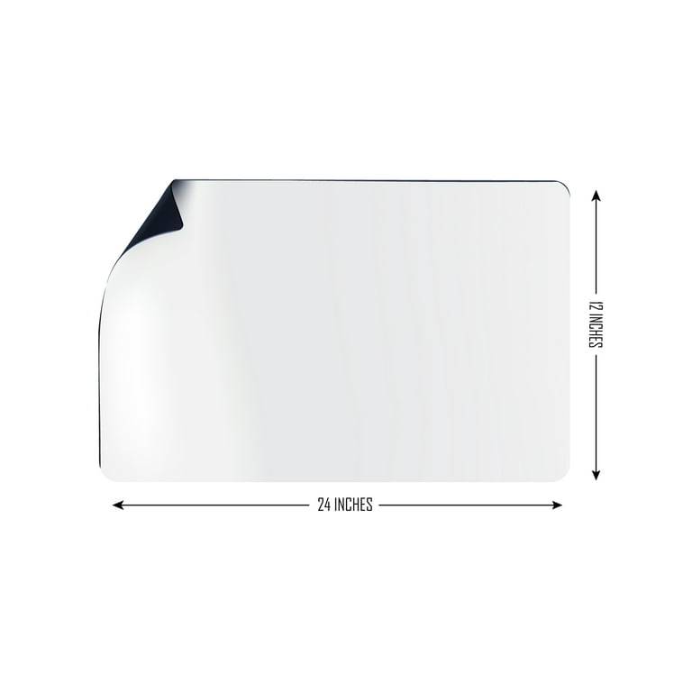 24 x 36 Blank White Magnet Sheet 30 Mil (ROUND CORNERS) for Signage