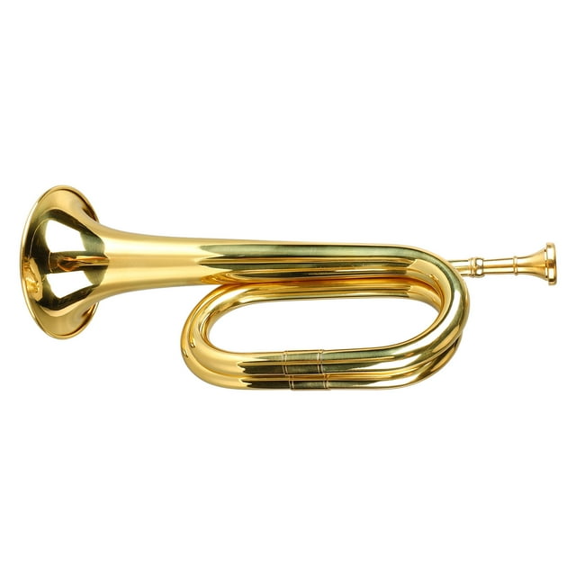 C Key Trumpet, Bb Trumpet C Trumpet Military Style Brass Beginner Instrument with Smooth Valve System for Orchestra Marching Band