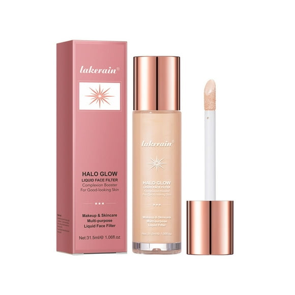 Maquillaje líquido iluminador, hidratante y de larga duración para iluminar y reparar el rostro 31,5 ml