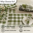 thumbnail image 6 of Park Designs Sage Buffalo Check Napkins Set of 4, 6 of 6