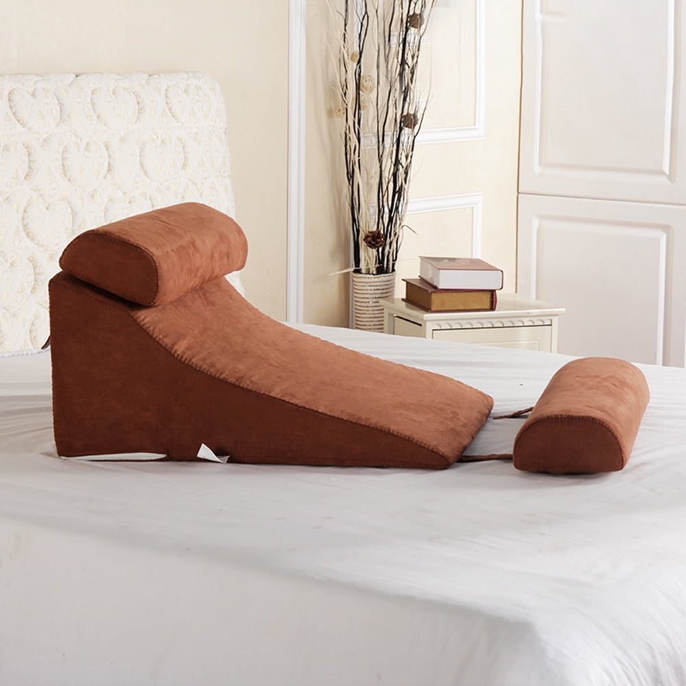 Bed Wedge Pillow Triangular Pillow Diagonal Mat Foot Pillow Dividable