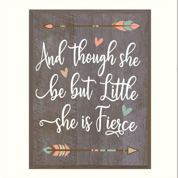Housewarming Family Wall Hanging Plaque Gift - She Is Fierce
