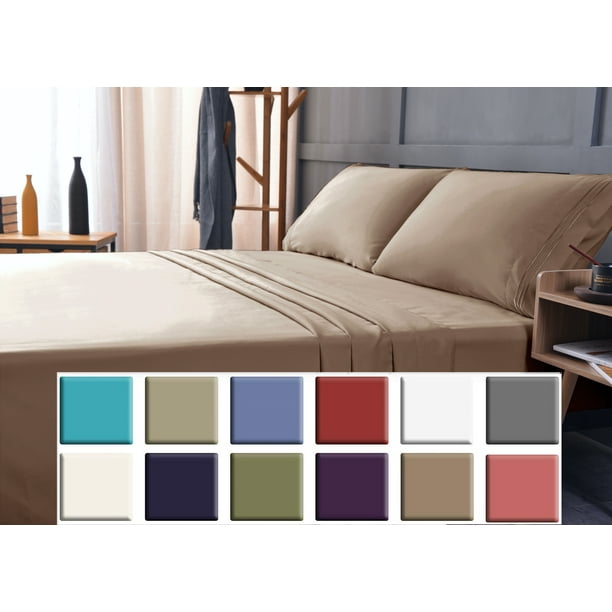6 Piece Bamboo Sheets,Bamboo Sheet SetDeep Pockets,Moisture Wicking