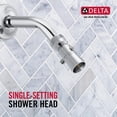 thumbnail image 2 of Delta Faucet Single-Spray Shower Head, Chrome 52652-PK, 2 of 5