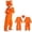 j54-Orange, variant on LIIPEE Kids Cartoon Animal Costumes Boys Girls Unisex Cute Cozy Onesies And Mask Dress Up Clothes,14-16 Years