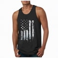 thumbnail image 3 of HCNTES Mens American Flag Tank Tops 4th of July Shirt for Mens USA Flag Clothes 1776 Sleeveless Shirts Patriotic Tee Tops(Black,XL), 3 of 6