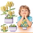 thumbnail image 1 of Bloque Escritorio Bloques Construcción Flores Modelo Mini Ladrillos Eternal Life DIY Creative Home Room, 1 of 9