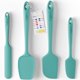 thumbnail image 1 of Bakeroyal Juego de espátulas de silicona - Espátulas de goma de 4 piezas Silicona resistente al calor 600F para tareas diarias - Espátulas de cocina de diseño sin costuras para utensilios de cocina an, 1 of 1