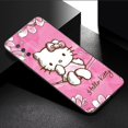 thumbnail image 1 of Funda de teléfono de gatito Kawaii para Samsung Galaxy A01 A03 Core A02 A10 A20 S A20E A30 A40 A41 A5 A6 A8 Plus A7 A9 2018 Fivean LED, 1 of 2