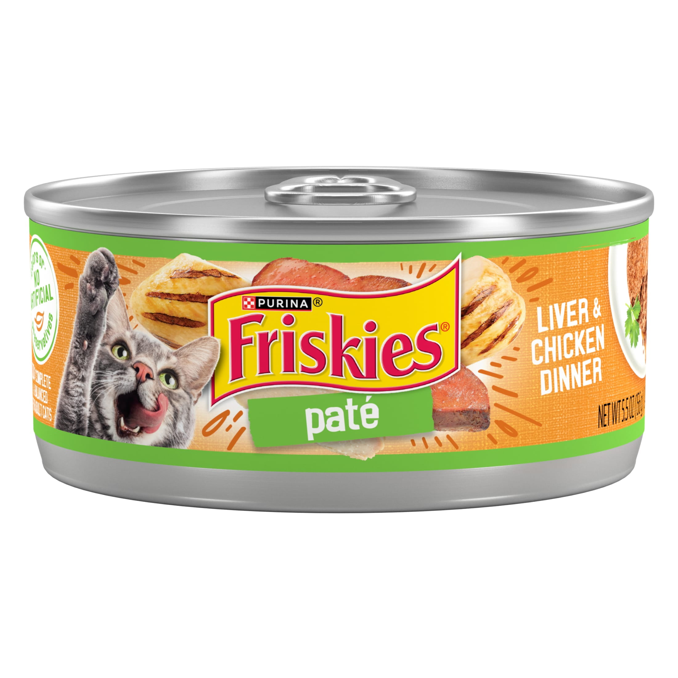 Friskies Pate Liver and Chicken Canned Cat Food Friskies Pate Liver and Chicken Canned Cat Food