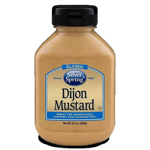 Pack of 9, Silver Springs Dijon Mustard, 9.5 oz