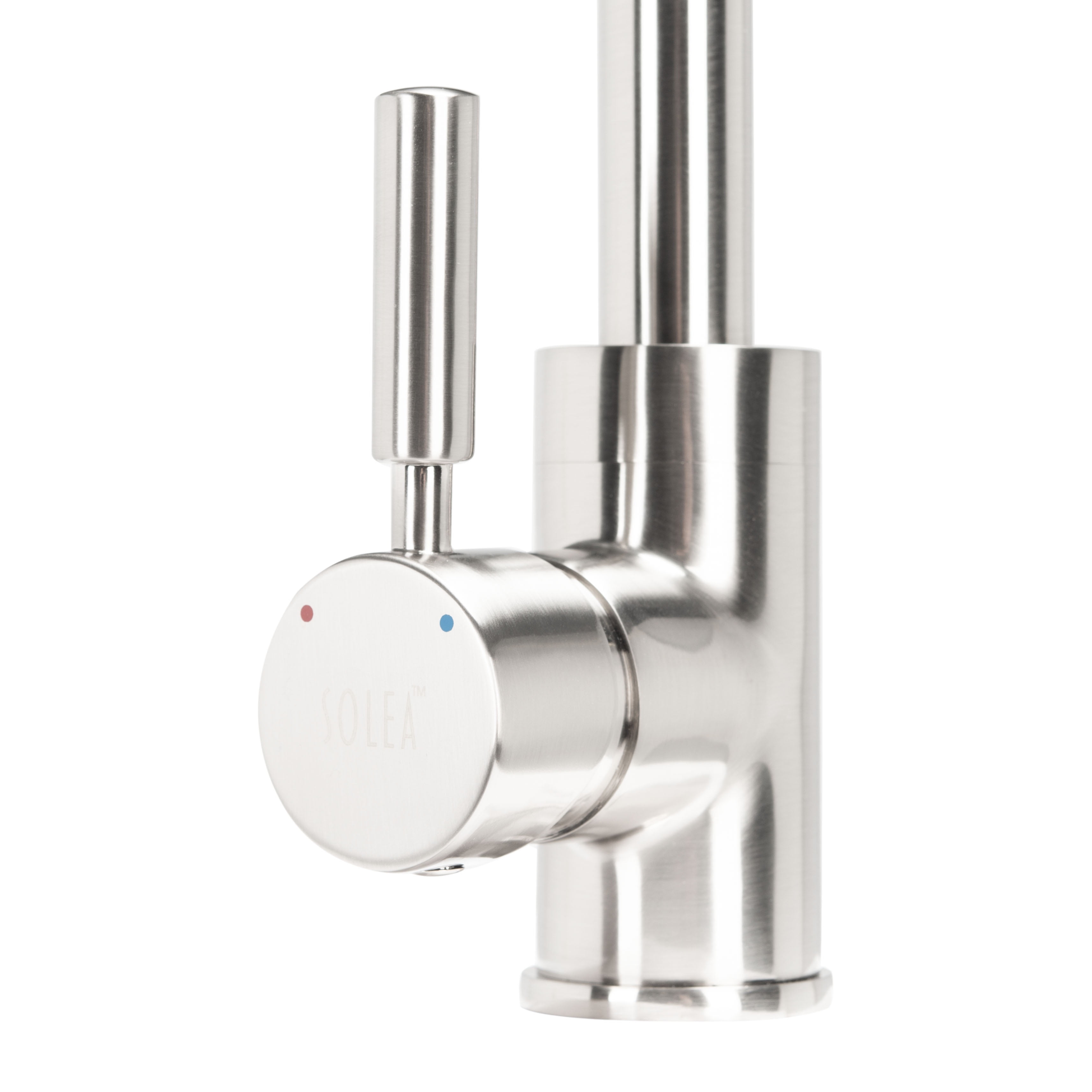 Safavieh Solea Avanti Single Handle Kitchen Faucet, Brushed Nickel