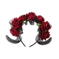 thumbnail image 4 of Diadema con corona de flores, accesorios para la cabeza, suministros artesanales, diadema de moda para mujer, guirnalda para el cabello para, 4 of 9