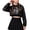 Black, variant on Generic Girls Metallic Cropped Hoodies Shiny Pullover Long Sleeve Hooded Sweatshirts Kids Trendy Casual Cute Hip Hop Dance Crop Tops