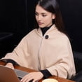 thumbnail image 1 of Fiudx Battery Operated Heated Shawl Blanket | Wearable Heating Wrap with 10000Mah Power Bank | 3 Temperature Settings & 4 Heating Zones | Large 63X35.4 Inch Size for Men & Women | Indoor & Outdoor Use, 1 of 7