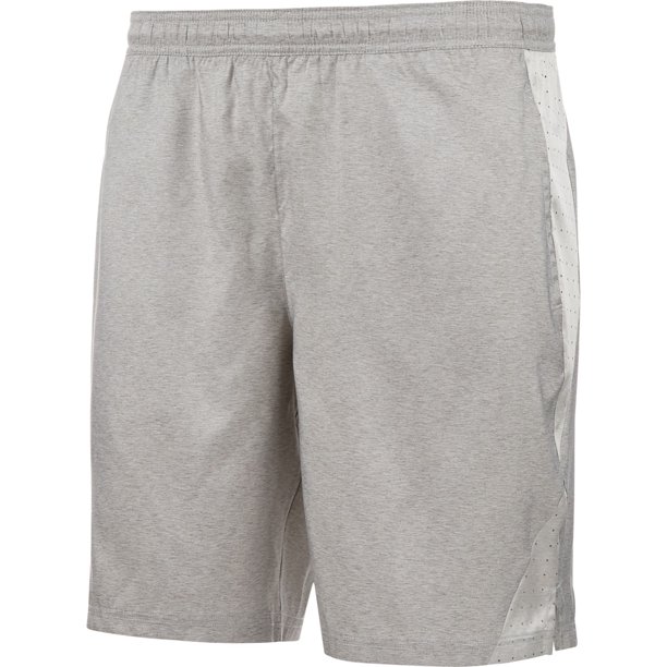 Pantalones cortos de entrenamiento Ideology hombre tejido metálico gris extragrande