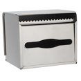 thumbnail image 2 of Caja de pañuelos de acero inoxidable de estilo moderno, duradera, con acabado de espejo 304 de primera calidad, para cocina, baño y dormitorio, 2 of 8