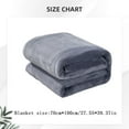 thumbnail image 5 of Fleece Throw Blanket for Couch,Super Soft Fuzzy Flannel Throw for Sofa, Luxury Plush Microfiber Bed Blanket, Cozy Home Decorative Velvet Gift Blanket,Fuzzy and Anti-Static(Blue1 70x100cm), 5 of 5