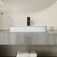 thumbnail image 4 of Deervalley Liberty 16'' X 12'' Drop-In Bathroom Sink Semi-Recessed Vessel Sink Rectangular Above Counter Basin DV-1V0347, 4 of 12
