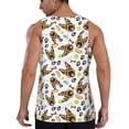 thumbnail image 3 of Fotbe German Shepherd Dog Pattern Men's Quick Dry Workout Tank Top Gym Muscle Tee Fitness Bodybuilding Sleeveless T Shirt Breathable Workout Shirt-X-Large, 3 of 9