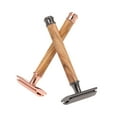 thumbnail image 4 of Yeacher Rasoir de Sûreté à Double Tranchant Manche en Bois Rasoir en Acier Inoxydable Rasoir Manuel, 4 of 7
