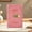 Pink154, variant on Tuvgenk Personal Subject Notebook A5 Black Locking Notebook Bull Head Retro Lay-Flat Travel Diary
