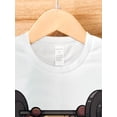 thumbnail image 3 of Men's 3D Capybara Print T-Shirt - Dark Brown Casual Short Sleeve, Breathable Polyester, Lightweight & Comfortable, Fashionable Round Neck Tee for Casual Attire, 3 of 5