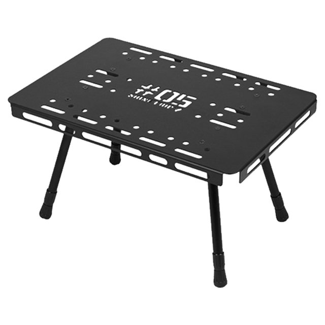 Mesa plegable para acampar mesa multifuncional de altura ajustable para mochilero