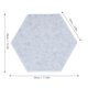 thumbnail image 4 of Paneles acústicos, paneles de pared insonorizados, paneles de cuñas hexagonales con cancelación de ruido, paneles absorbentes de sonido de alta densidad para estudio de grabación de oficina en casa, 4 of 5