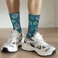 thumbnail image 6 of Vsdgher whiter Snowflake balloons Crew Socks for Men & Women, Breathable Casual Athletic Ankle Socks, 6 of 6