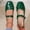 Green, variant on YOUYEDIAN Flat Shoes for Women Spring Fall Dressy Loafers Slip on Non Slip Comfy Walking Shoes Work Closed Toe Orthopedic Shoes (White)