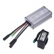 thumbnail image 1 of Kit de Controlador de Velocidad de Bicicleta, Kit de Conversión de Bicicleta Eléctrica DC 36V/48V Aleación de Aluminio + PlásTico ABS para Motor de Engranejes de 500W, 1 of 7
