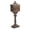 Bronze, variant on Yesfashion Outdoor Cast Aluminum Mailbox, Rustproof Bronze Locking Postbox With Keys, Baffle Door, Retro Mid-Century Letter Box for Newspapers, Magazines
